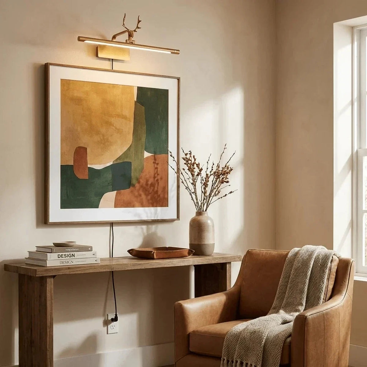Antler Gallery Light for Living Room by AUVIELIGHT