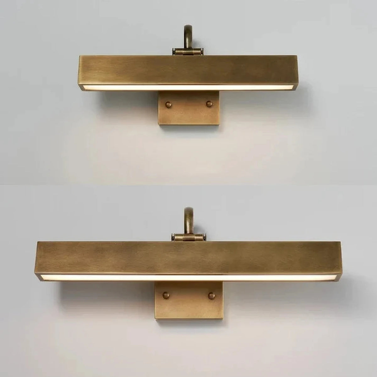 Architectural Picture Light in antique brass for Living Room by AUVIELIGHT
