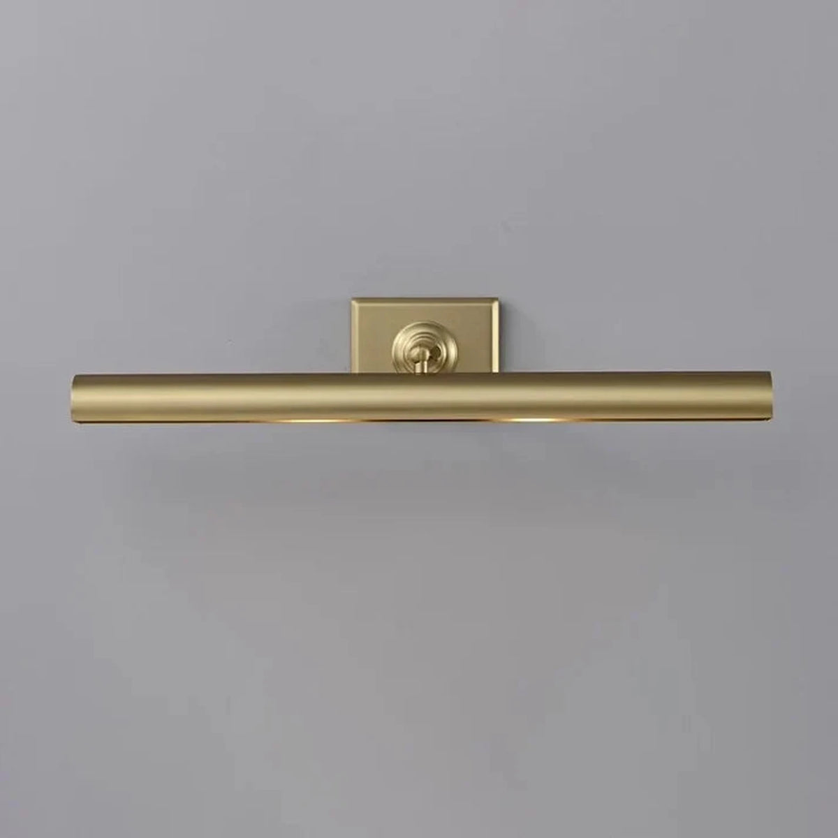 Architectural Picture Light in brushed brass for Living Room by AUVIELIGHT, 2 heads L 61 × W 10 × H 22.5 cm / L 24″ × W 3.9″ × H 8.9″ /