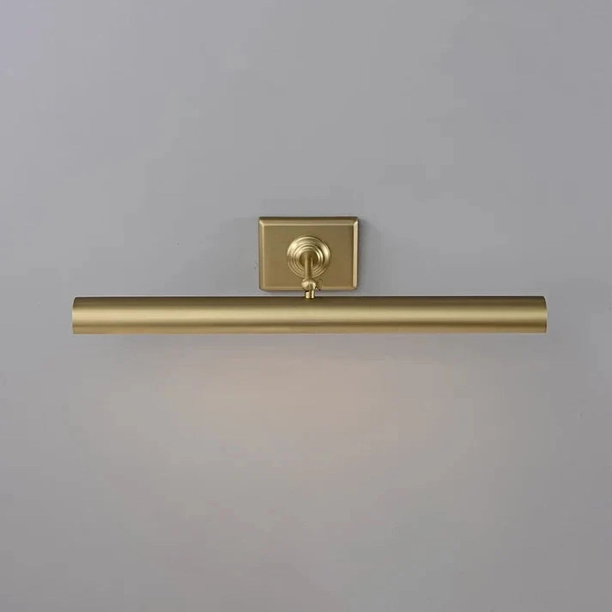 Architectural Picture Light in brushed brass for Living Room by AUVIELIGHT