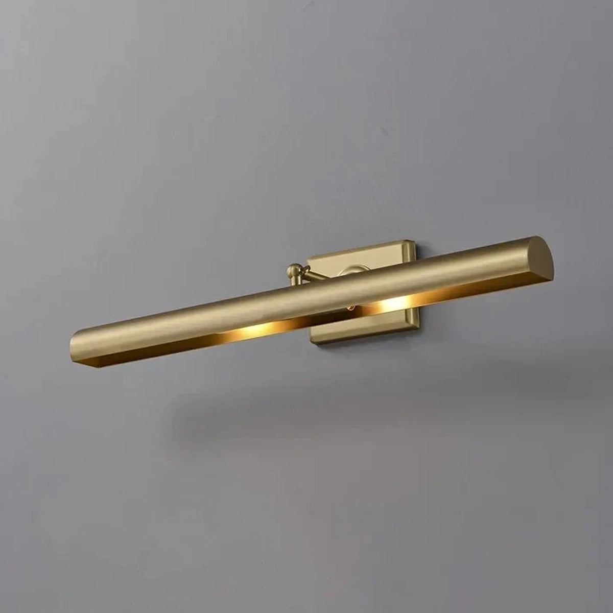 Architectural Picture Light in brushed brass for Living Room by AUVIELIGHT