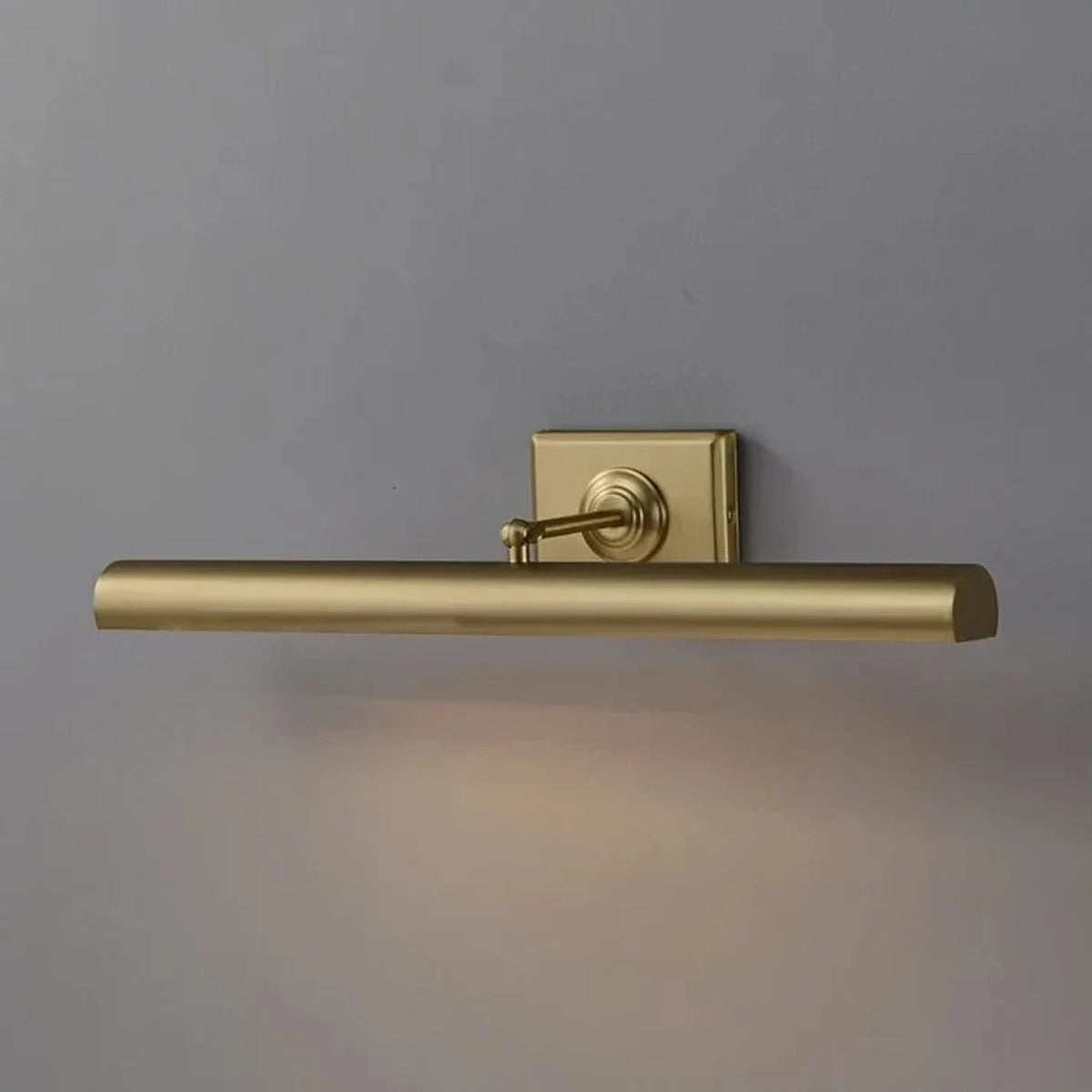Architectural Picture Light in brushed brass for Living Room by AUVIELIGHT