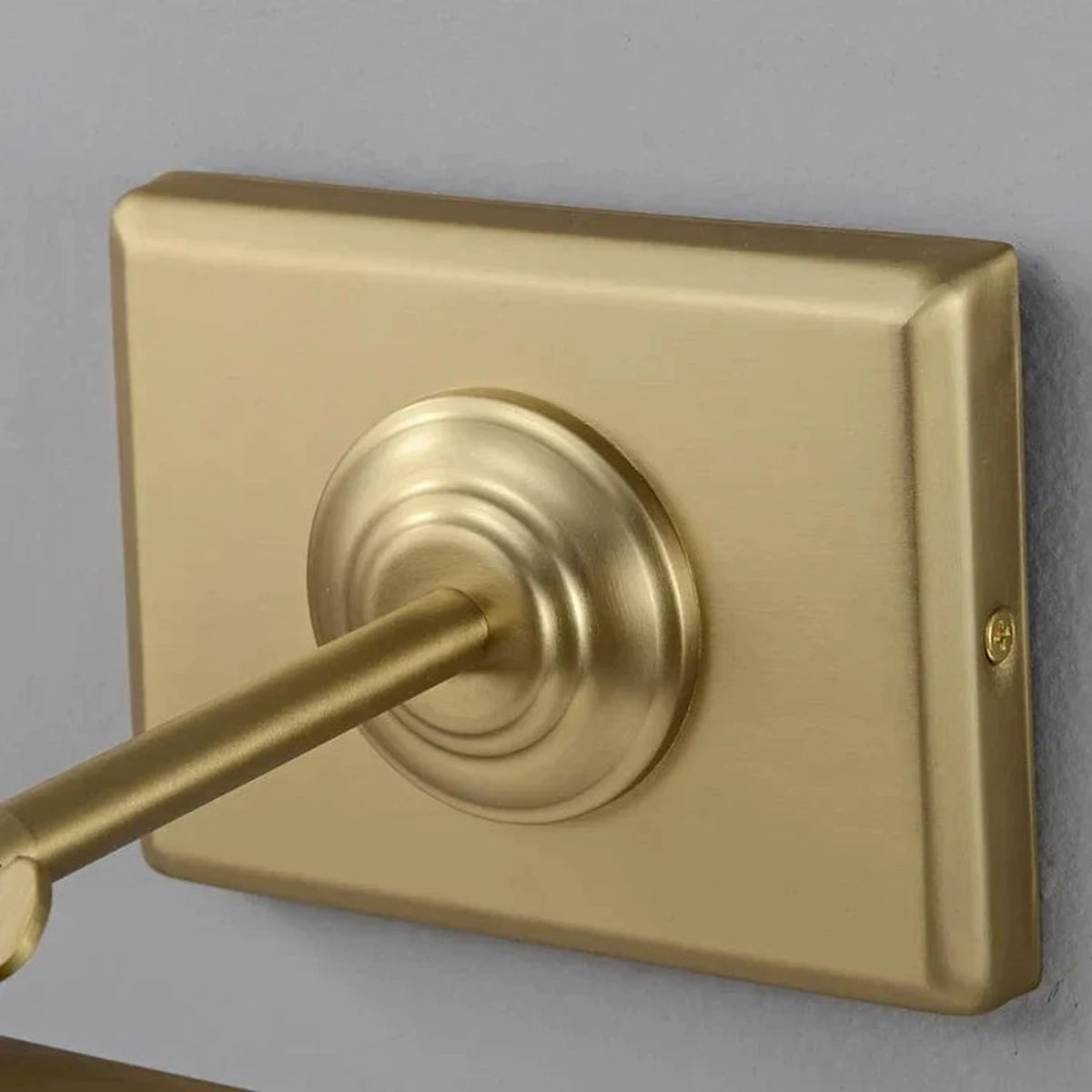Architectural Picture Light in brushed brass for Living Room by AUVIELIGHT
