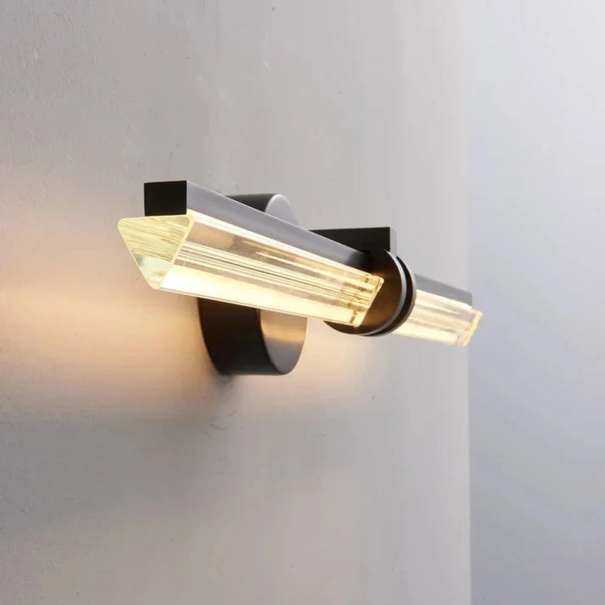 Architectural Vanity Light in brushed brass for Bathroom by AUVIELIGHT