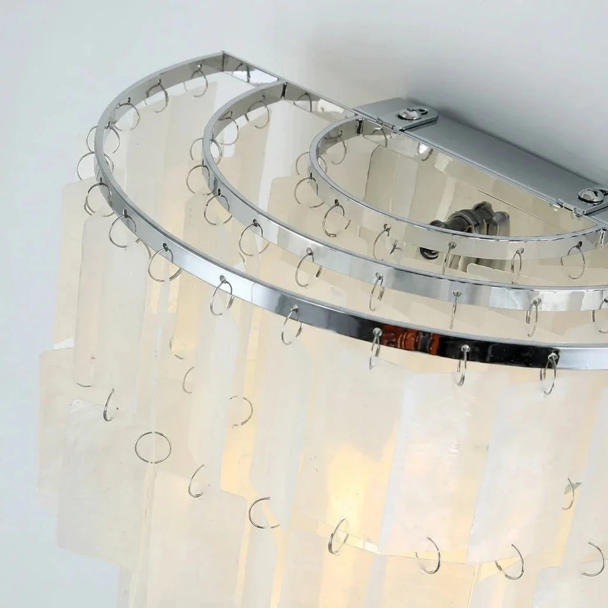 Artisan Shell Rectangle Wall Light for Hallway by AUVIELIGHT