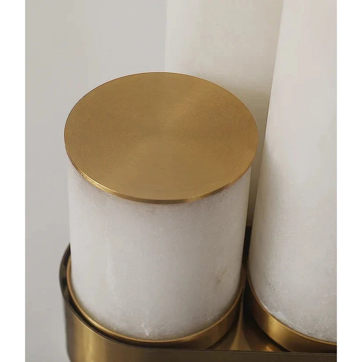 Asymmetric Pipe Floor Lamp in alabaster for Living Room light fixture by AUVIELIGHT