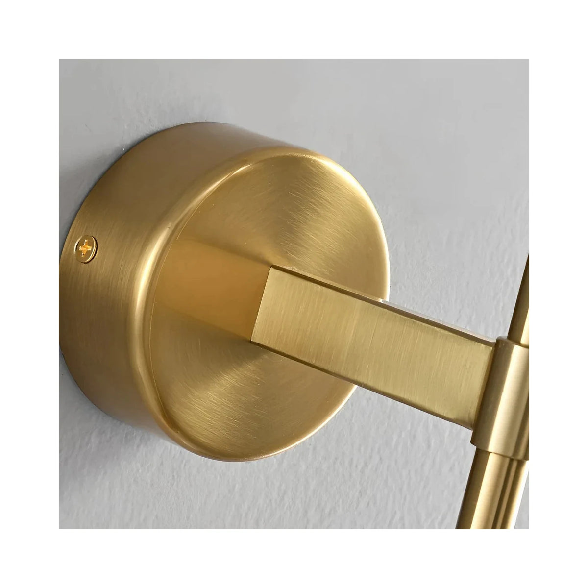 Atrium Brass Alabaster Sconce light fixture by AUVIELIGHT