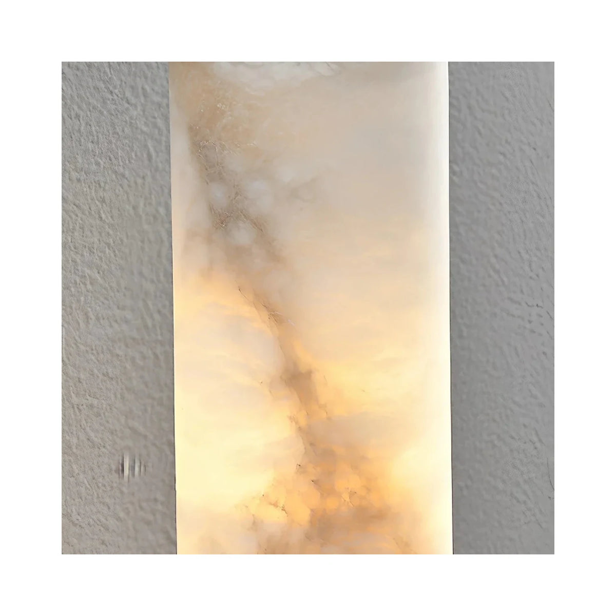 Atrium Brass Alabaster Sconce light fixture by AUVIELIGHT