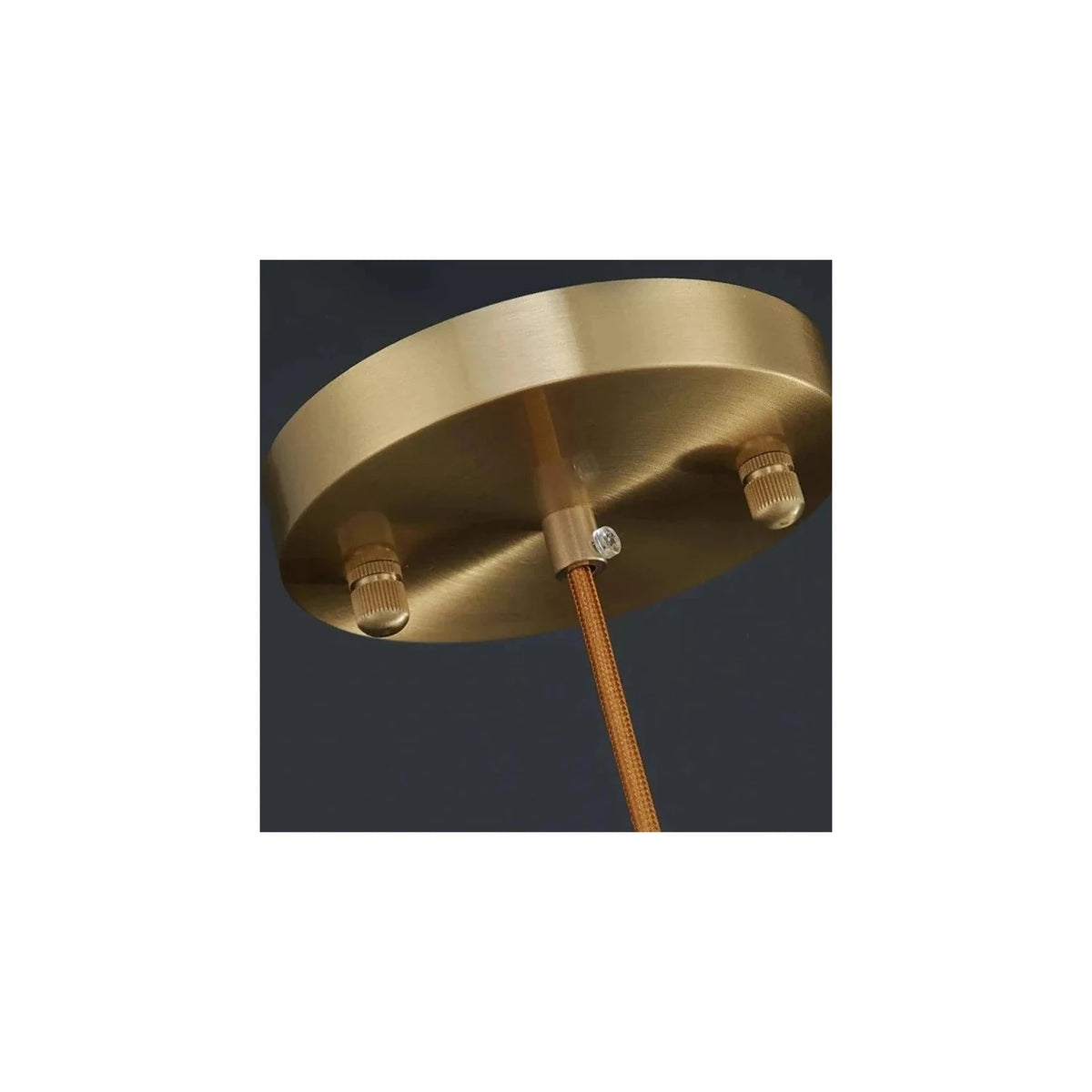 Aurelia Brass Alabaster Pendant light fixture by AUVIELIGHT