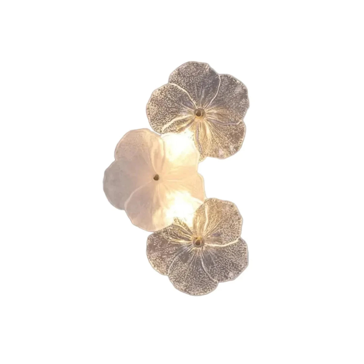 Botanical Blossom Wall Sconce in glass for Hallway by AUVIELIGHT