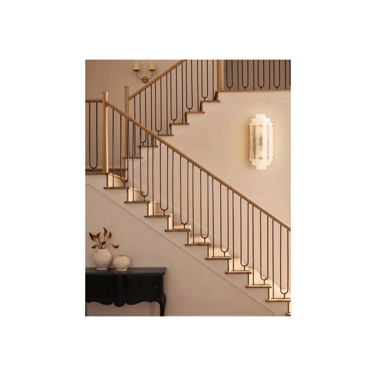 Cascade Art Glass Wall Sconce light fixture by AUVIELIGHT