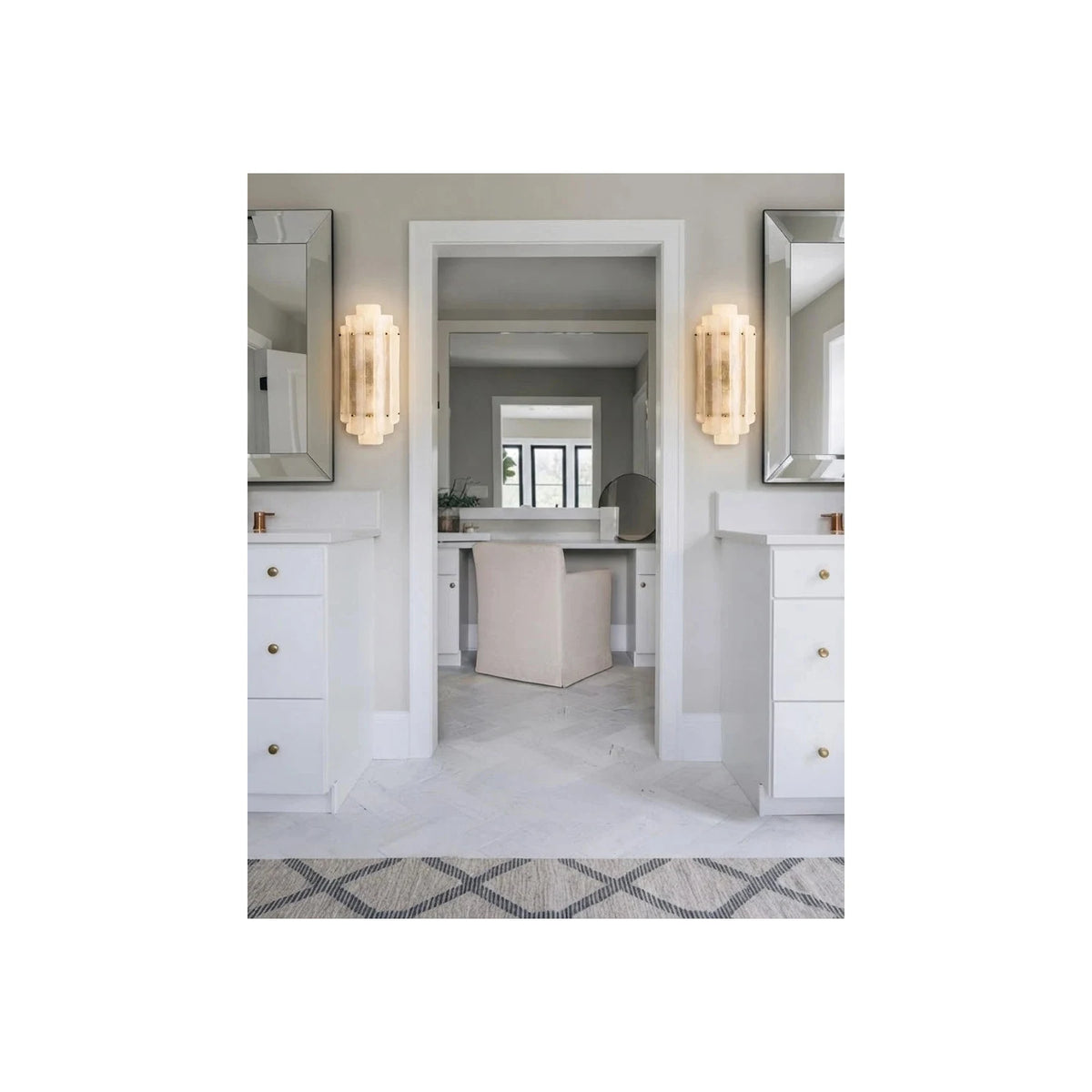 Cascade Art Glass Wall Sconce light fixture by AUVIELIGHT
