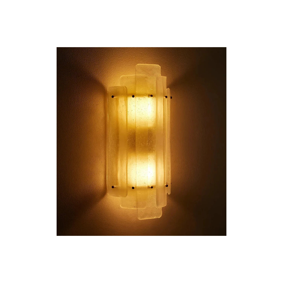 Cascade Art Glass Wall Sconce light fixture by AUVIELIGHT