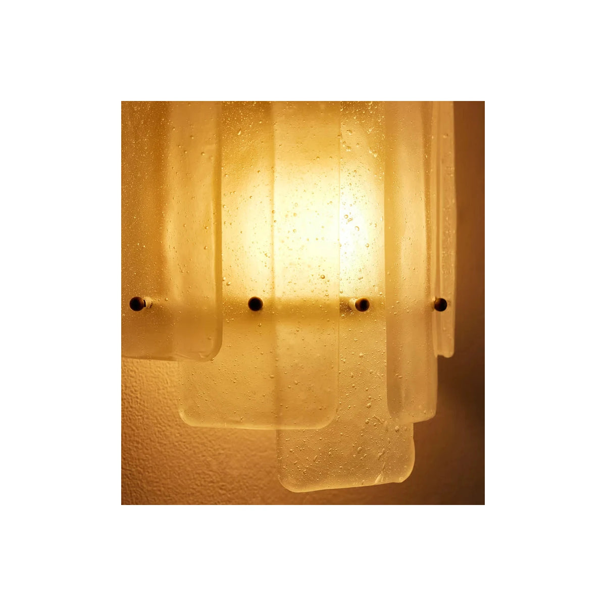 Cascade Art Glass Wall Sconce light fixture by AUVIELIGHT