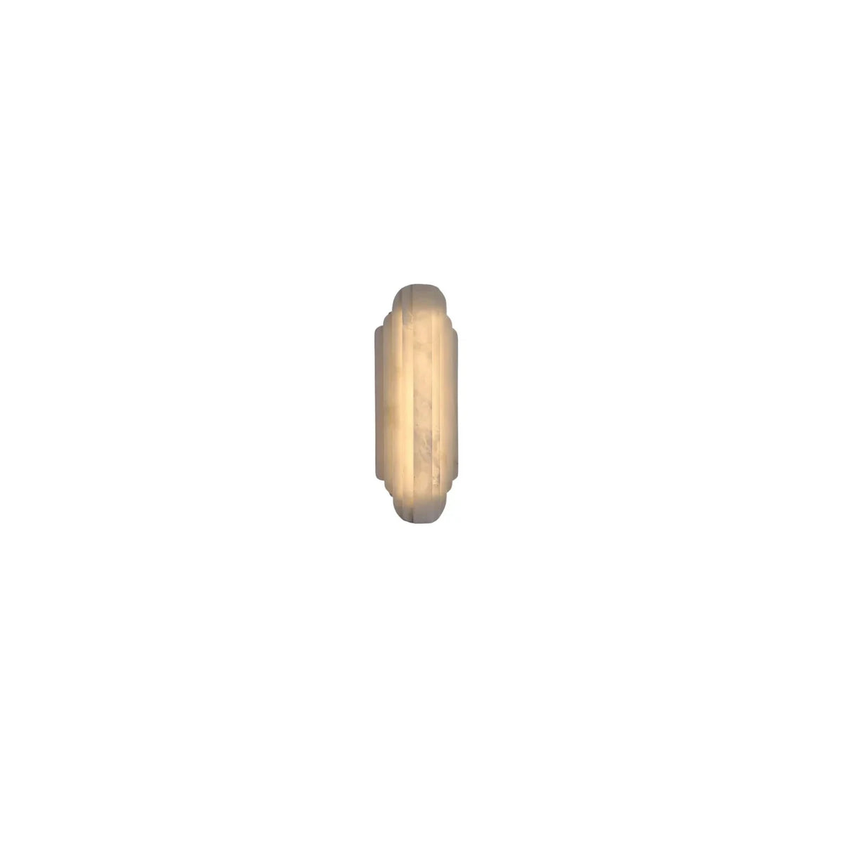 Cascade Fluted Vanity Wall Sconce light fixture by AUVIELIGHT, ∅ 7.9″ x H 19.7″ / White