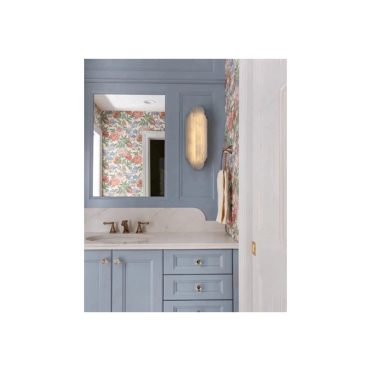 Cascade Fluted Vanity Wall Sconce light fixture by AUVIELIGHT