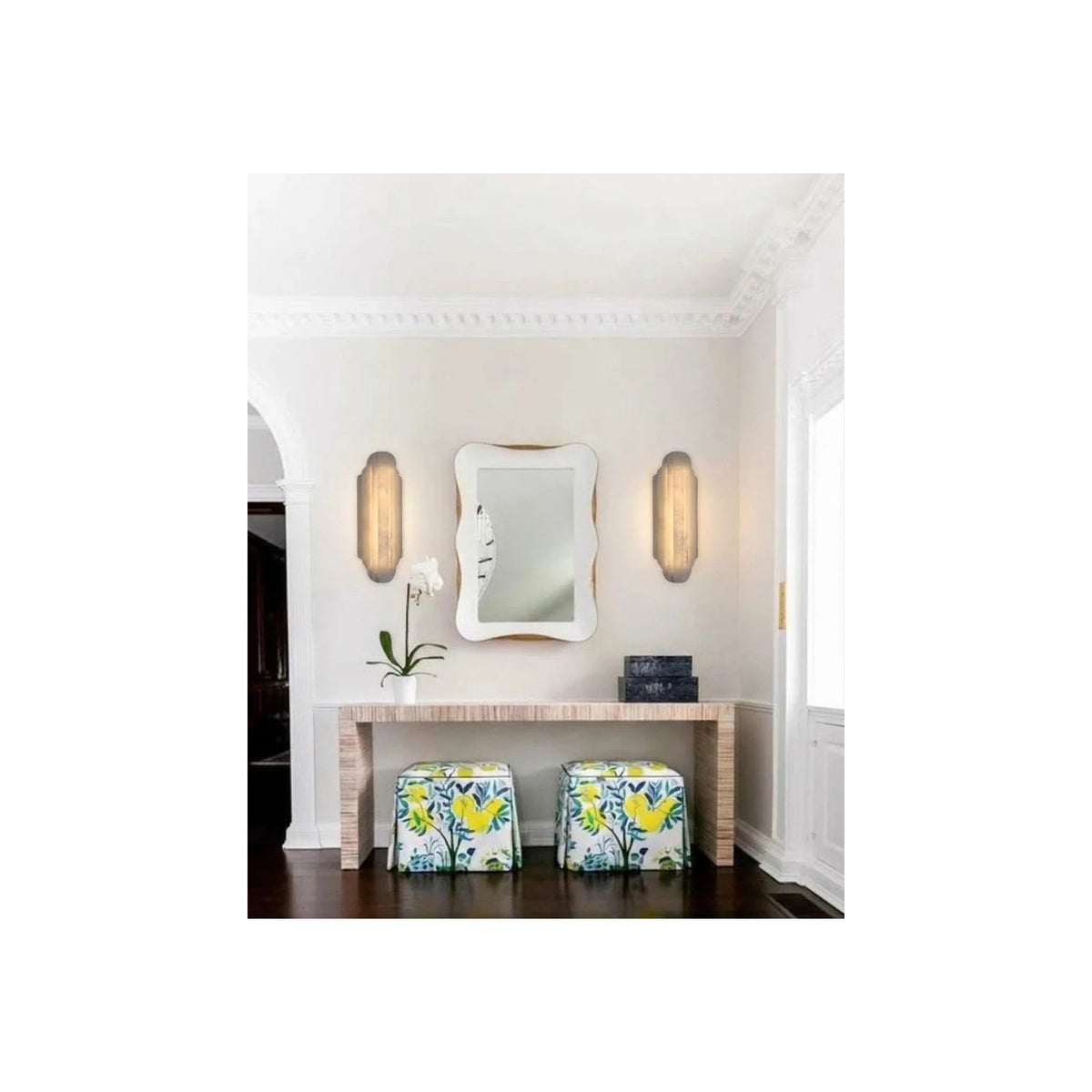 Cascade Fluted Vanity Wall Sconce light fixture by AUVIELIGHT