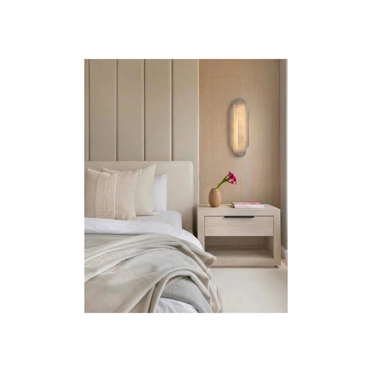 Cascade Fluted Vanity Wall Sconce light fixture by AUVIELIGHT