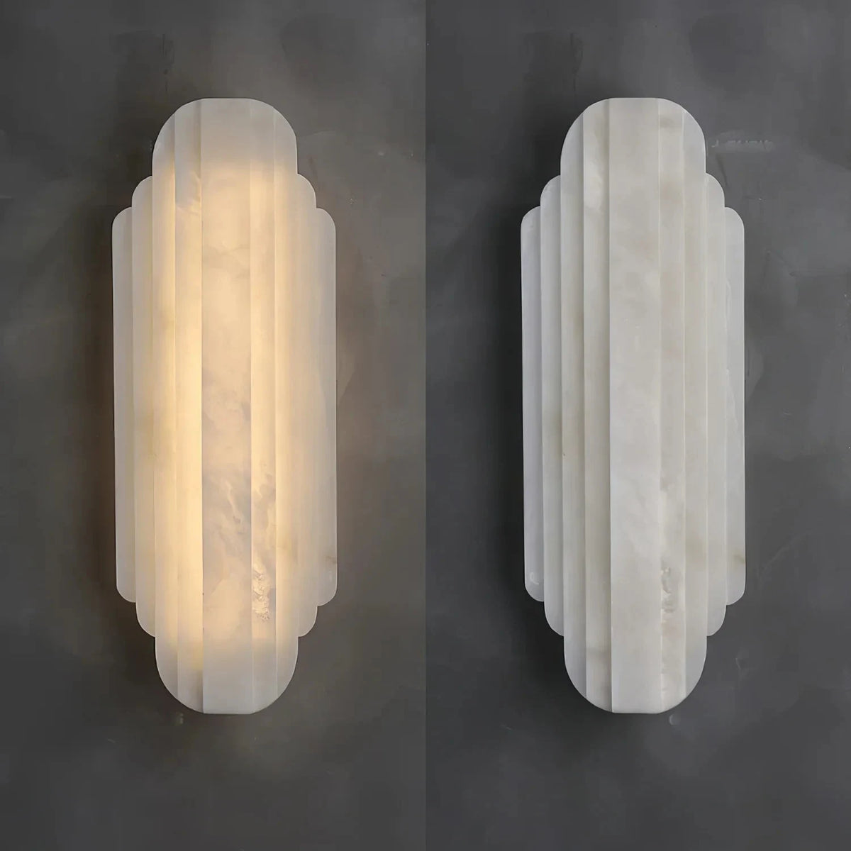 Cascade Fluted Vanity Wall Sconce light fixture by AUVIELIGHT