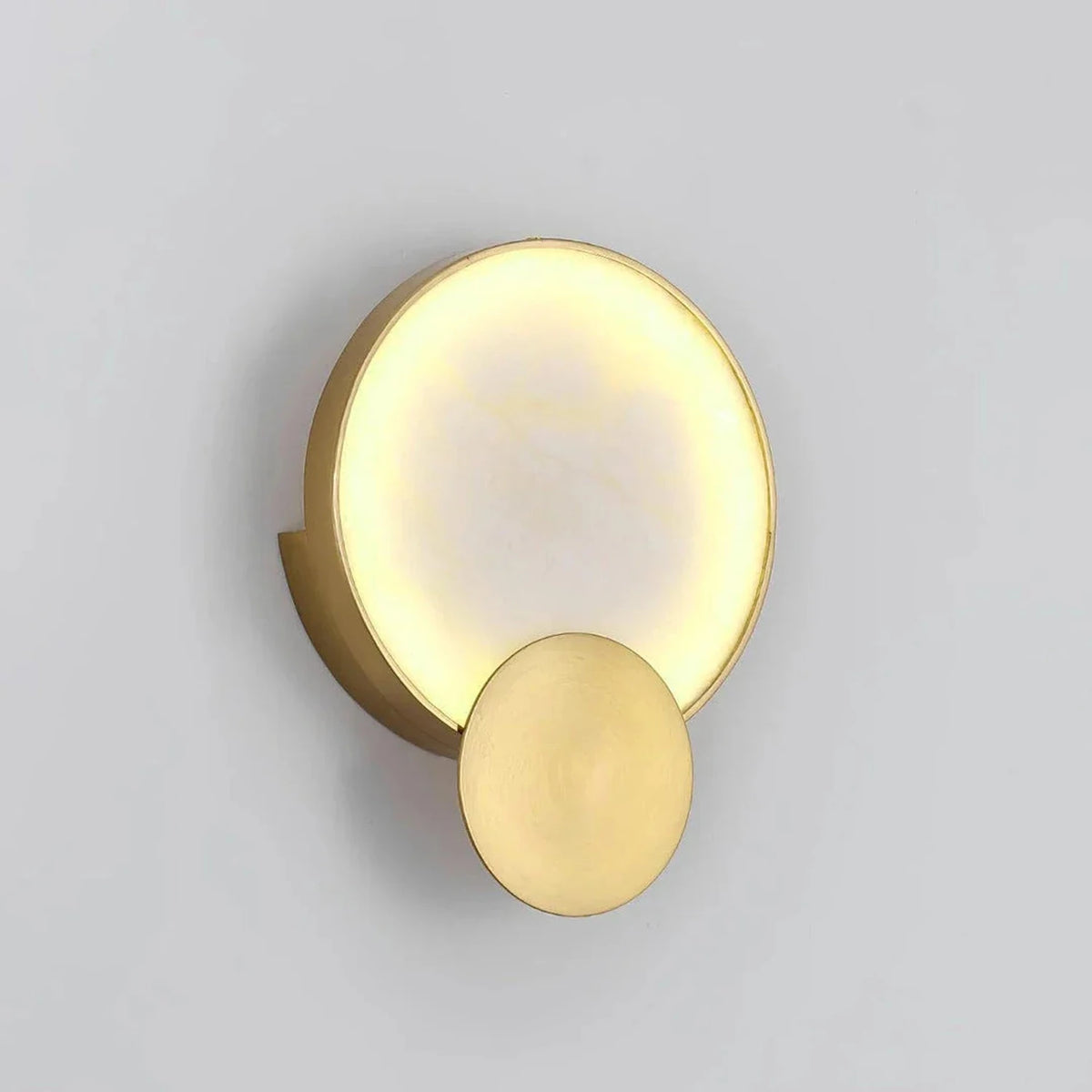 Cloud Disc Light in stone for Living Room by AUVIELIGHT