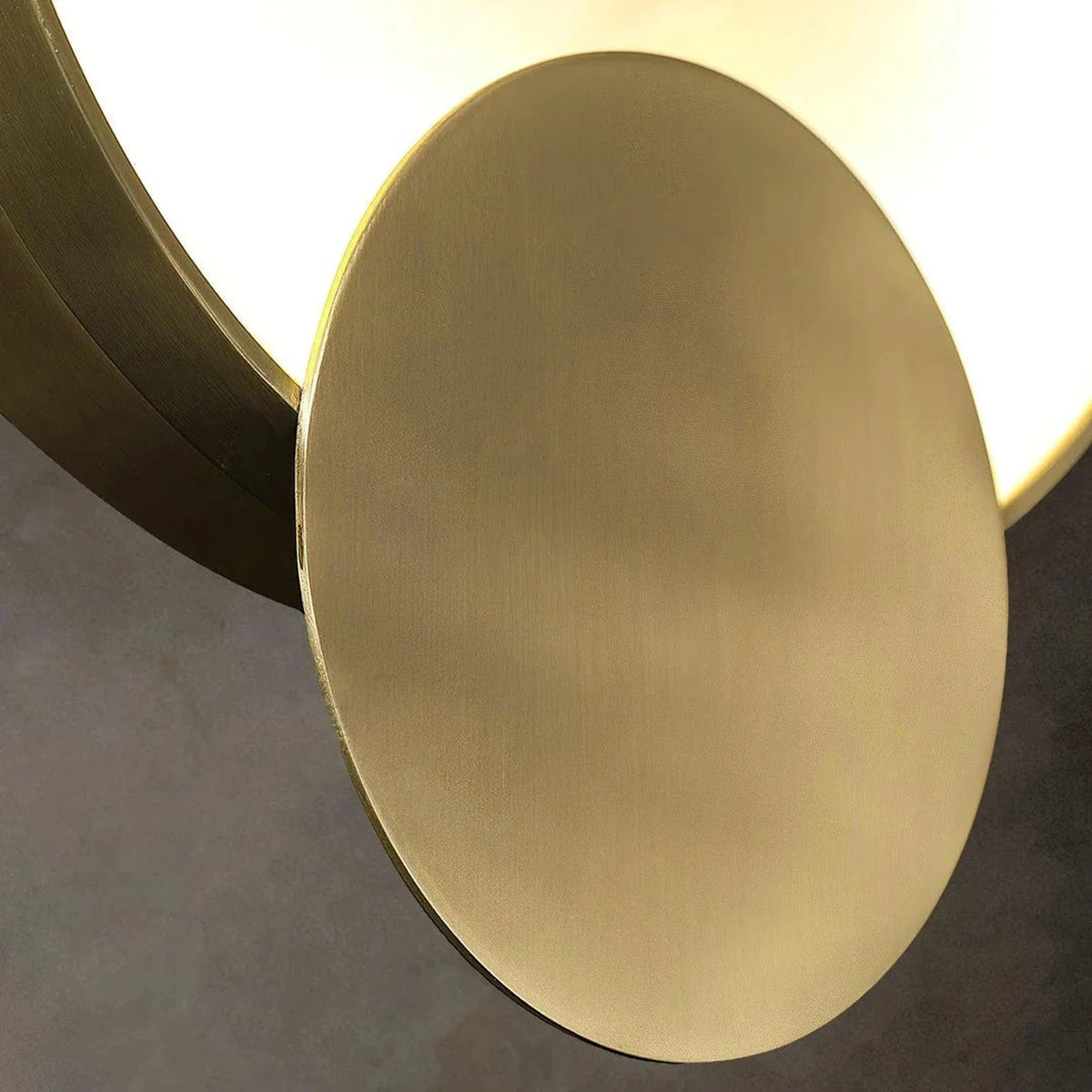 Cloud Disc Light in stone for Living Room by AUVIELIGHT