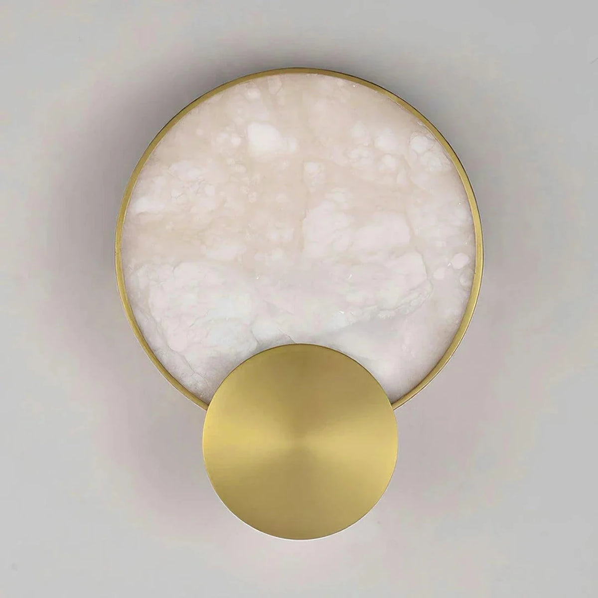 Cloud Disc Light in stone for Living Room by AUVIELIGHT