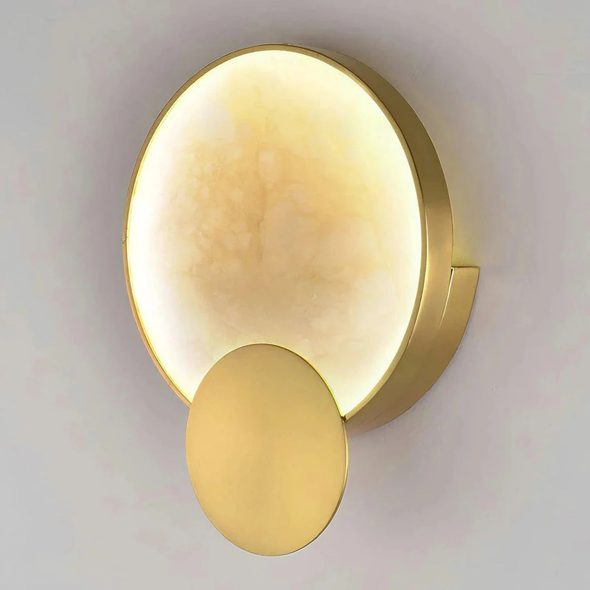 Cloud Disc Light in stone for Living Room by AUVIELIGHT