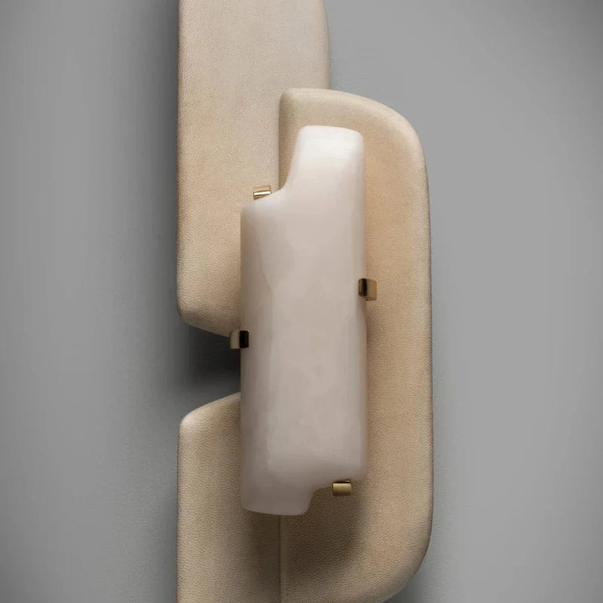 Cloud Layered Wall Sconce in stone for Hallway light fixture by AUVIELIGHT