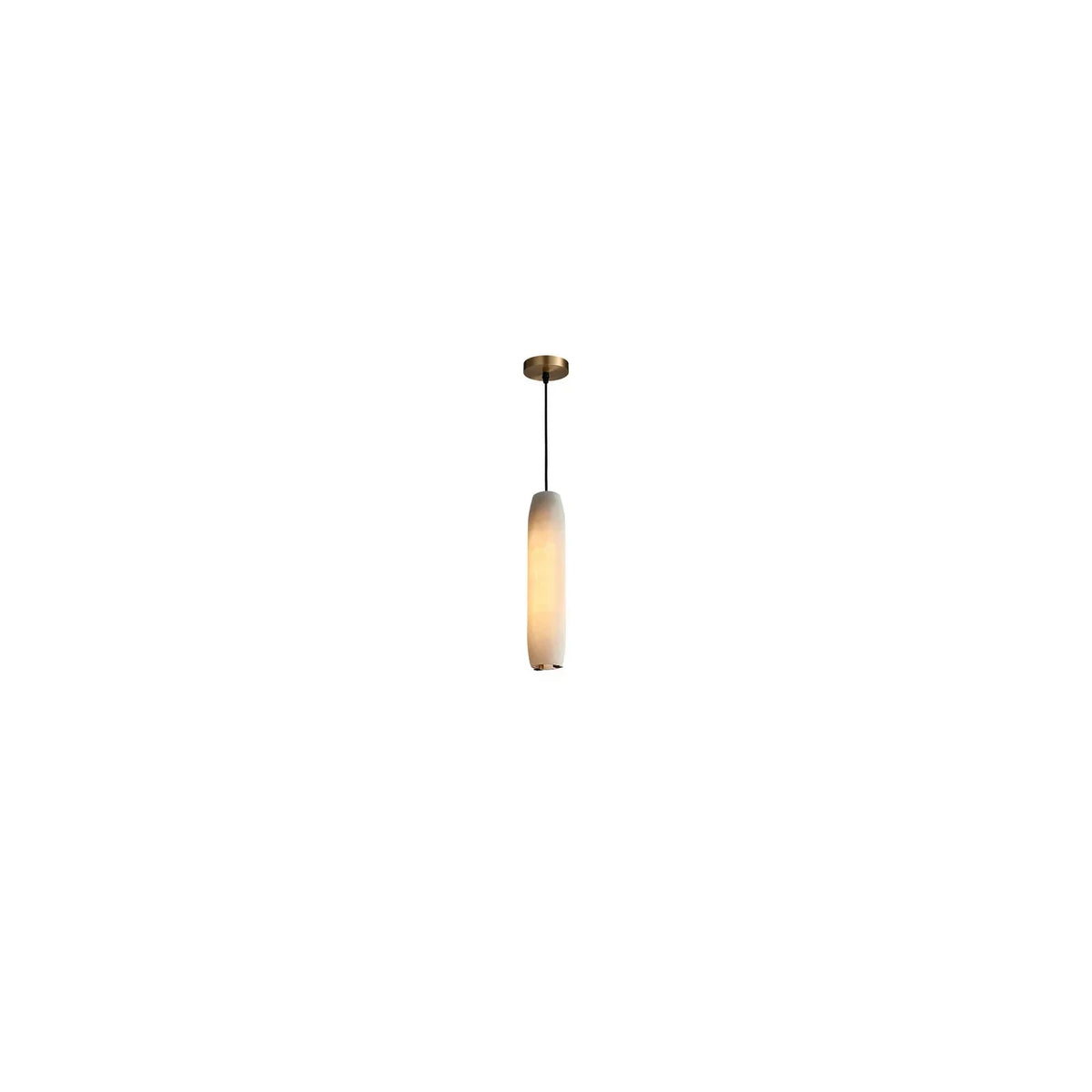 Cocoon Alabaster Mini Pendant Light by AUVIELIGHT
