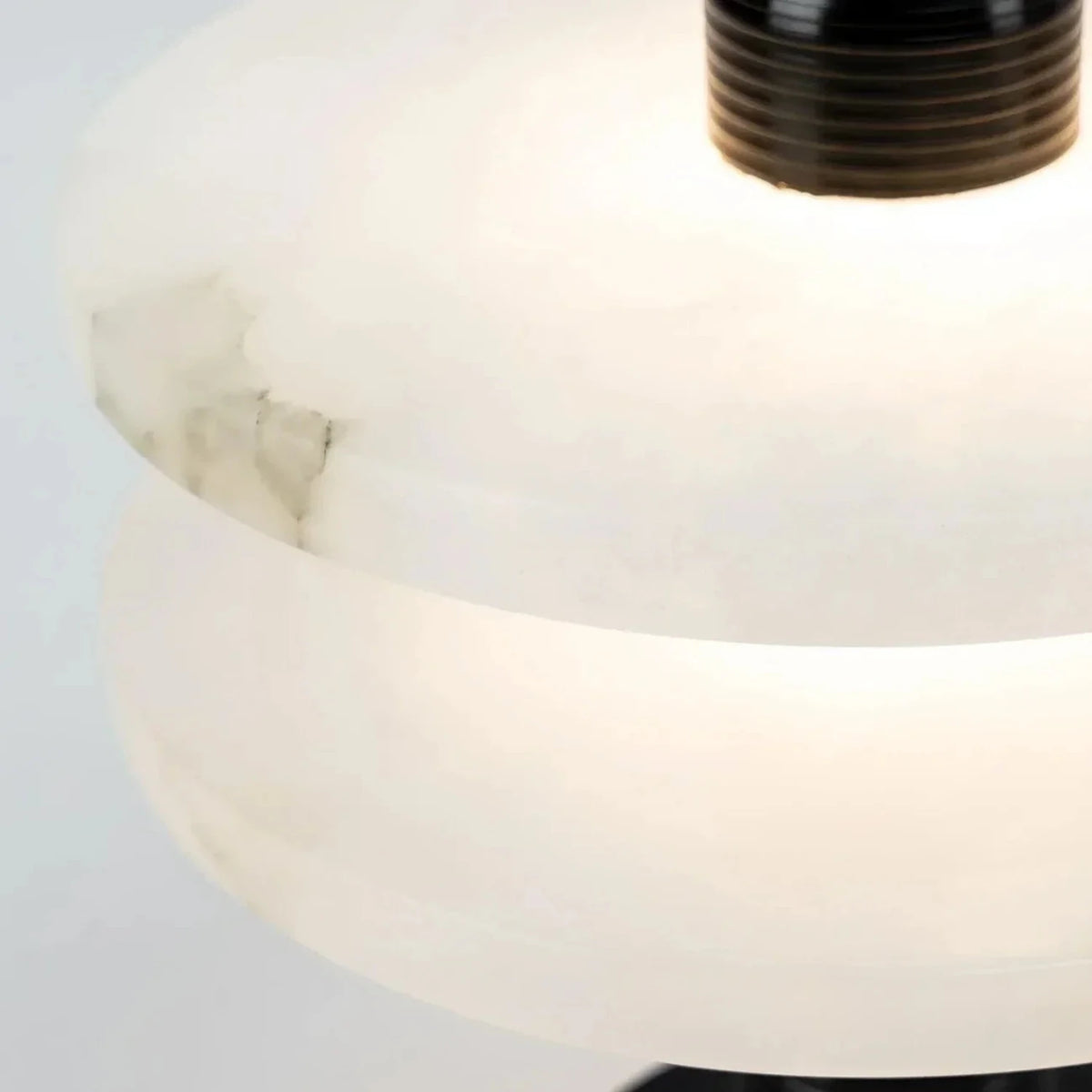 Column Lamp in alabaster for Living Room light fixture by AUVIELIGHT
