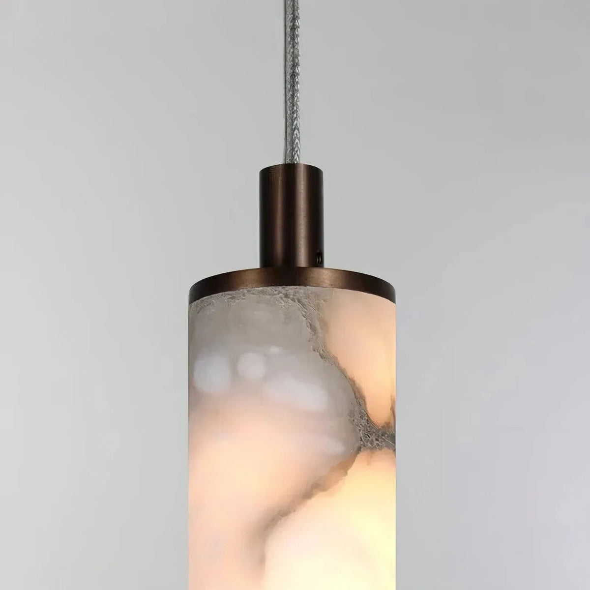 Columnar Alabaster Pendant Light by AUVIELIGHT