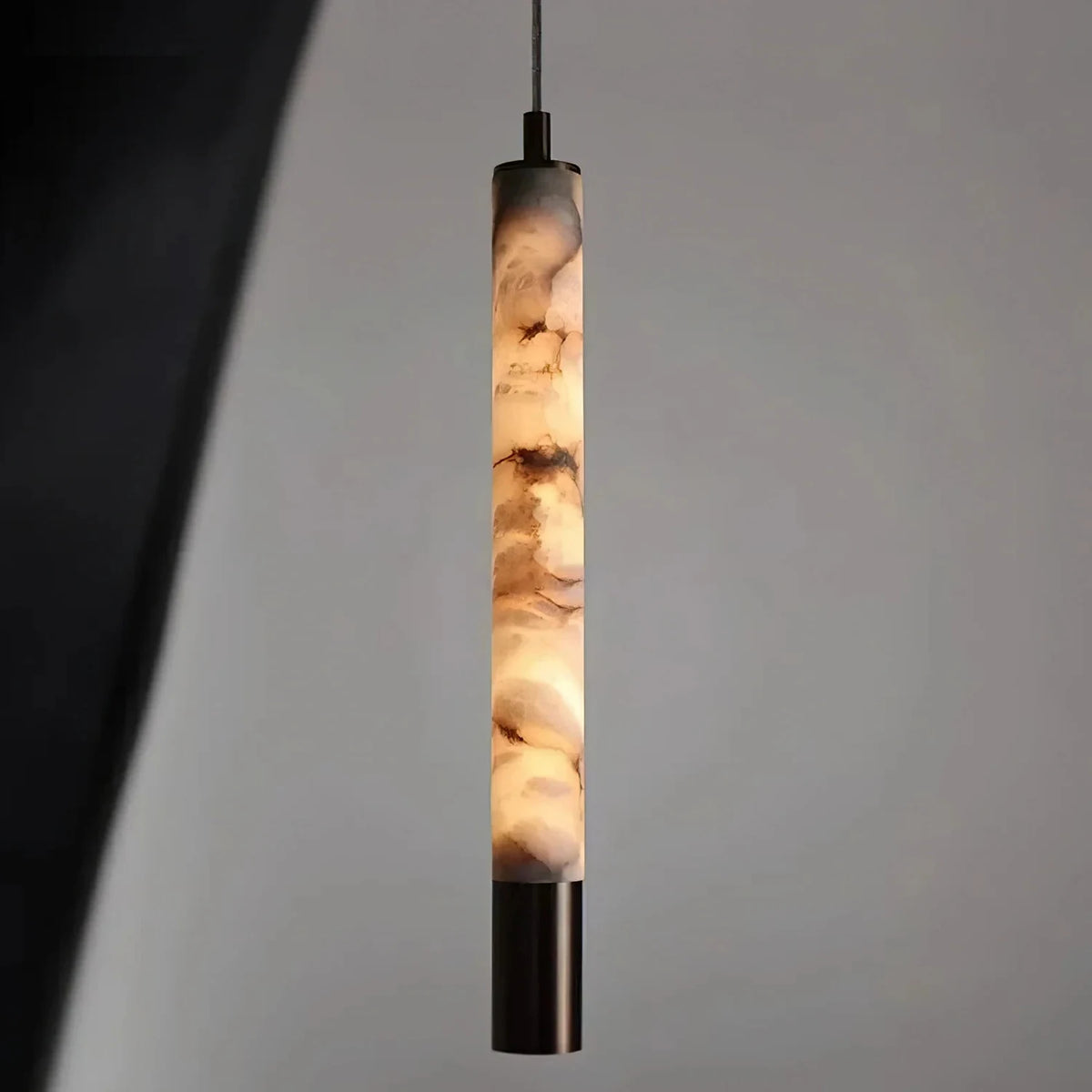 Columnar Alabaster Pendant Light by AUVIELIGHT