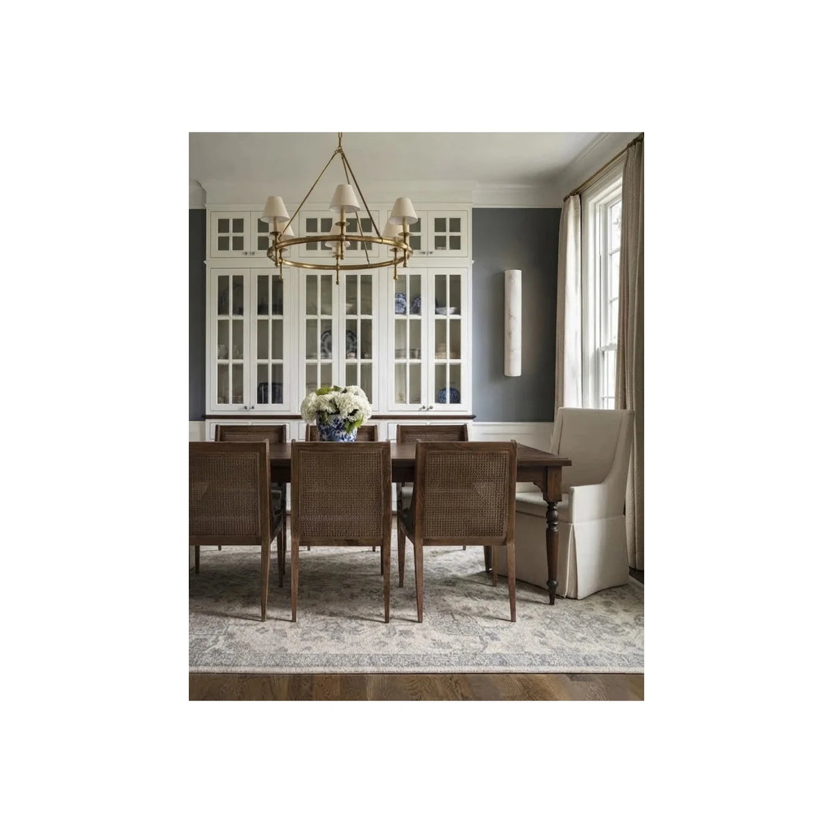 Columnar Rectangular Alabaster Wall Sconce light fixture by AUVIELIGHT