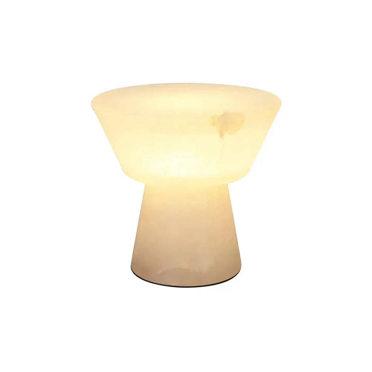 Conical Table Lamp in alabaster for Living Room light fixture by AUVIELIGHT