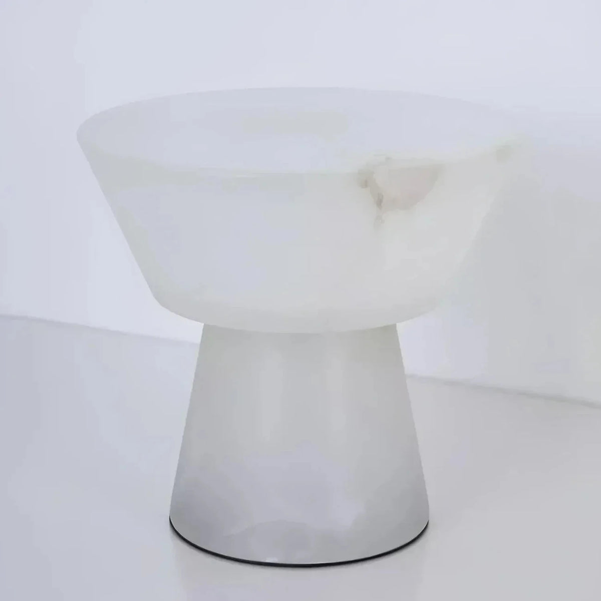 Conical Table Lamp in alabaster for Living Room light fixture by AUVIELIGHT