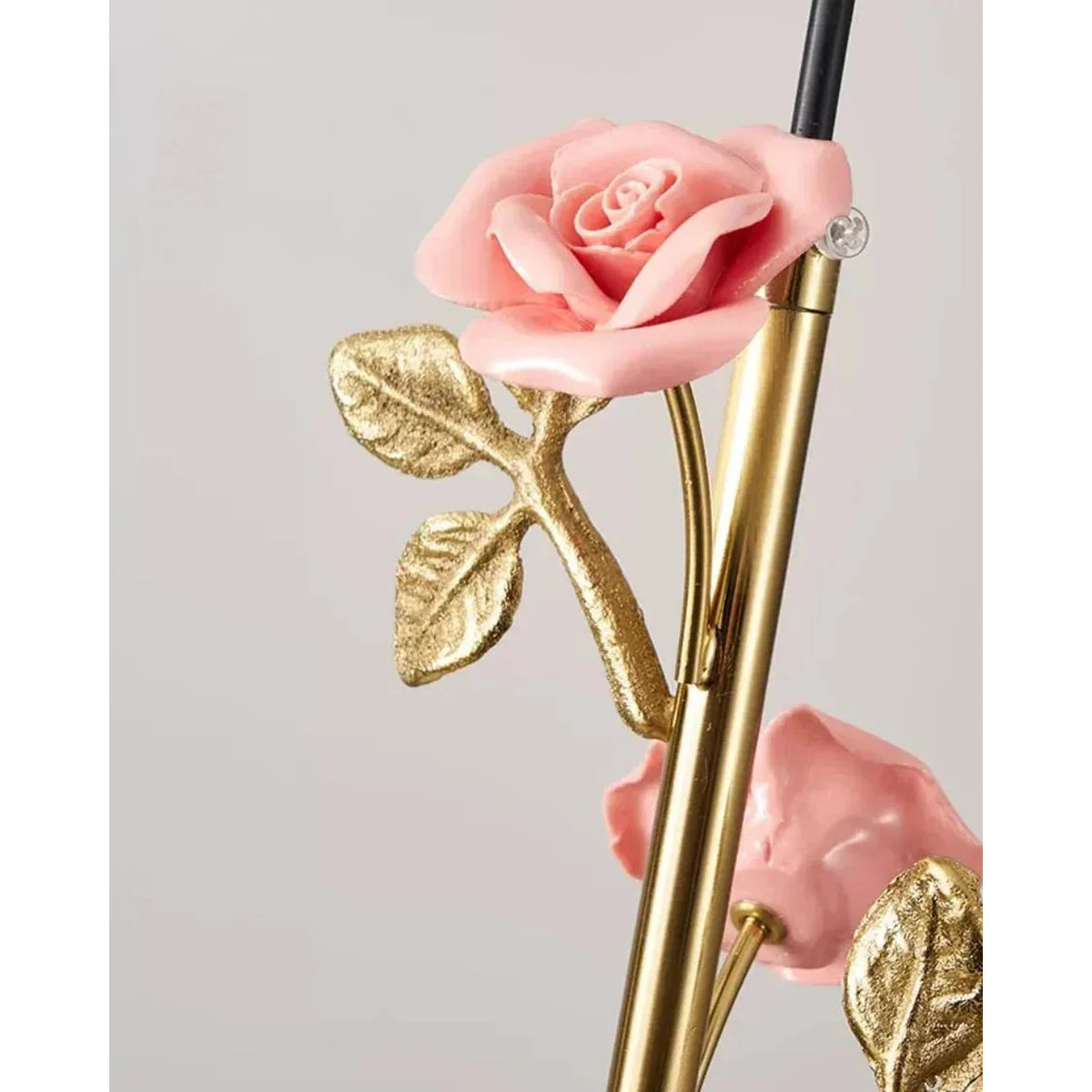 Country Wall Sconce in rose porcelain for Hallway by AUVIELIGHT