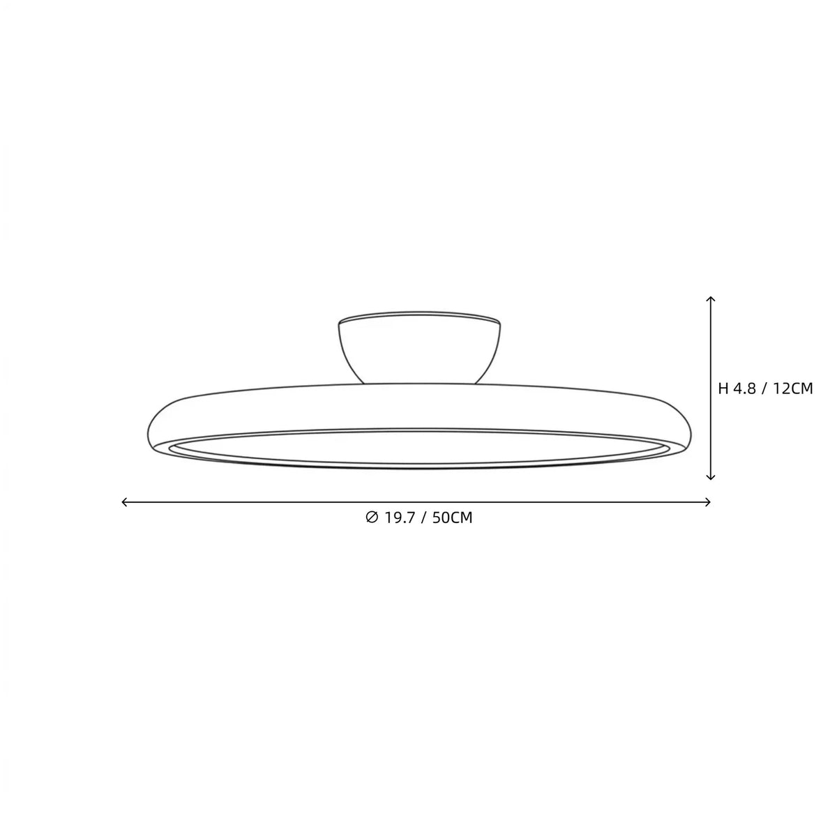 CremaDisc Low Profile LED Ceiling Fixture light fixture by AUVIELIGHT