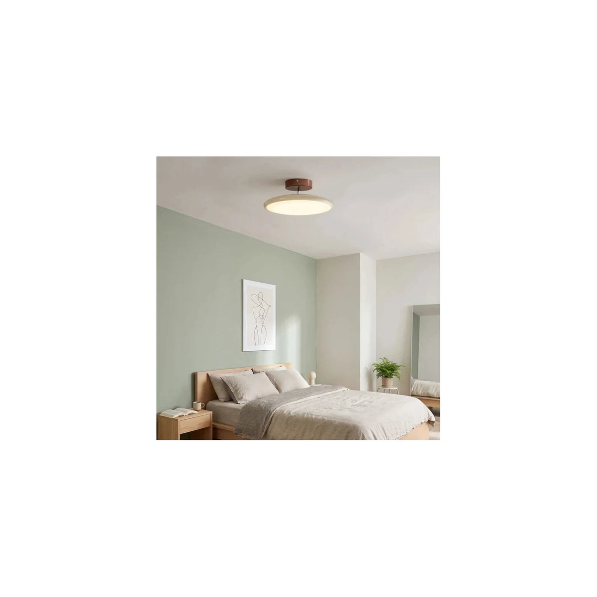 CremaDome Ultra-Flat Bedroom Ceiling Fixture light fixture by AUVIELIGHT