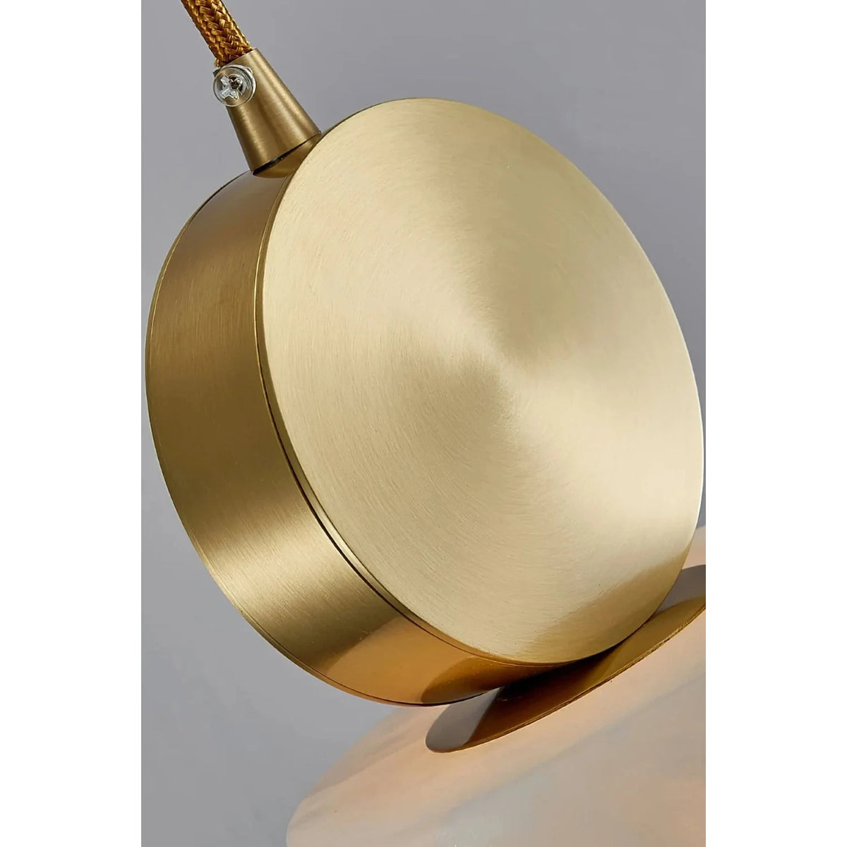 Cube Alabaster Pendant Light by AUVIELIGHT