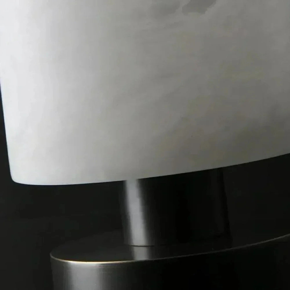 Cylinder Table Lamp in alabaster for Living Room light fixture by AUVIELIGHT