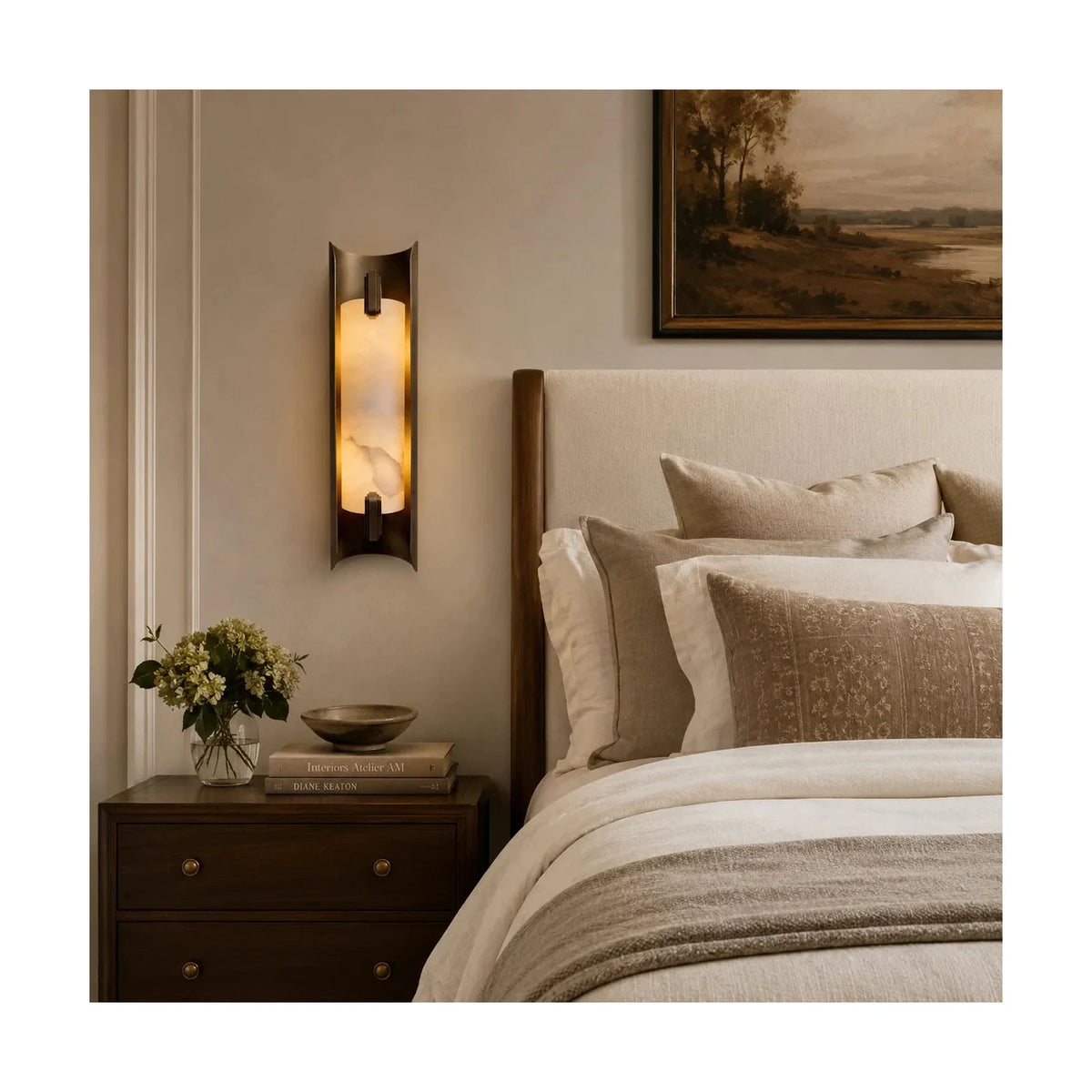 DecoColumn Architectural Stone Wall Light by AUVIELIGHT