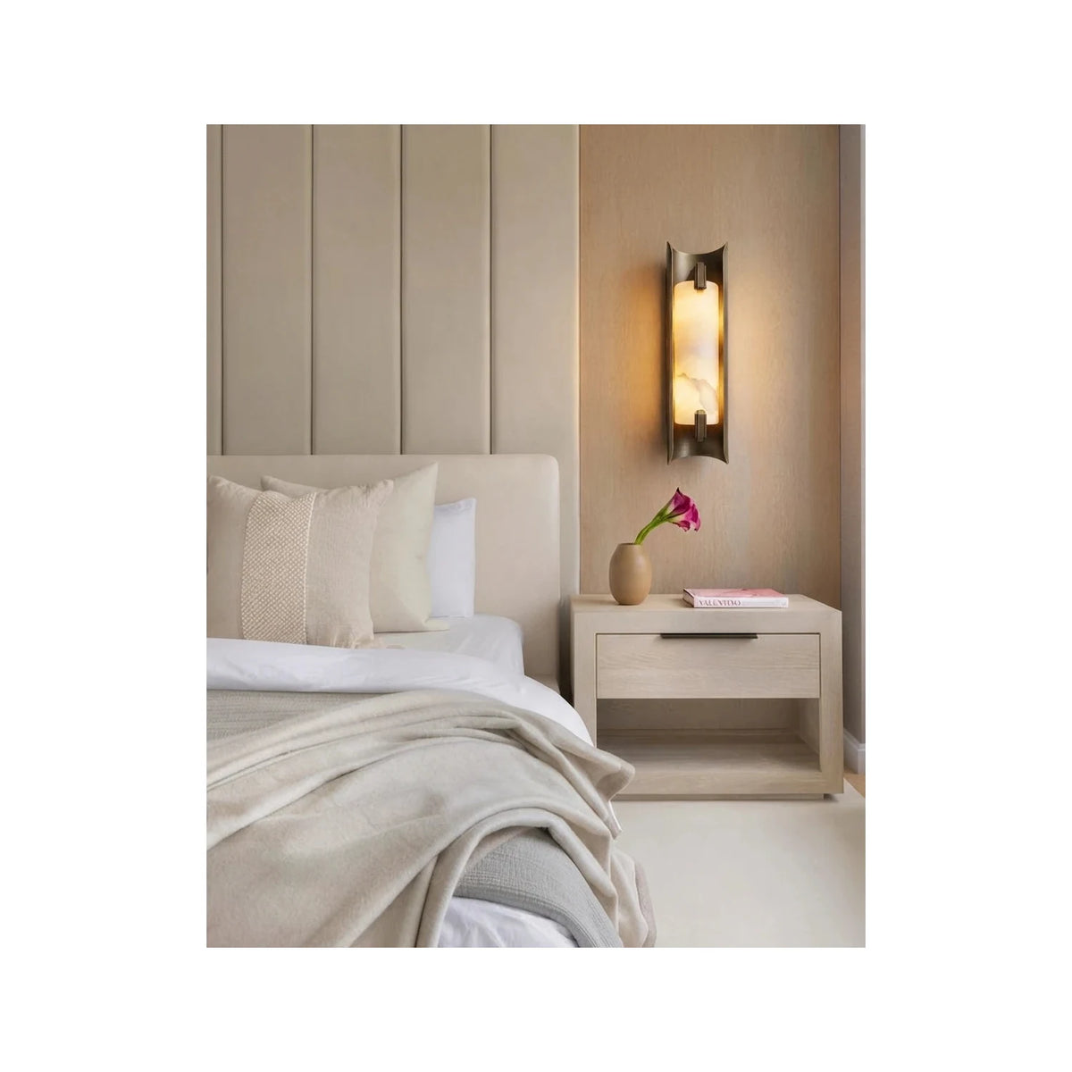 DecoColumn Architectural Stone Wall Light by AUVIELIGHT