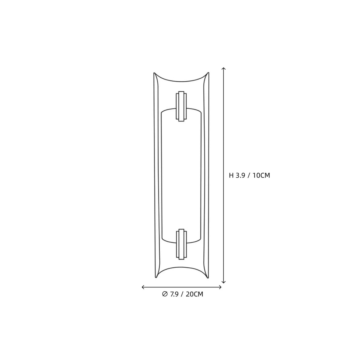 DecoColumn Architectural Stone Wall Light by AUVIELIGHT