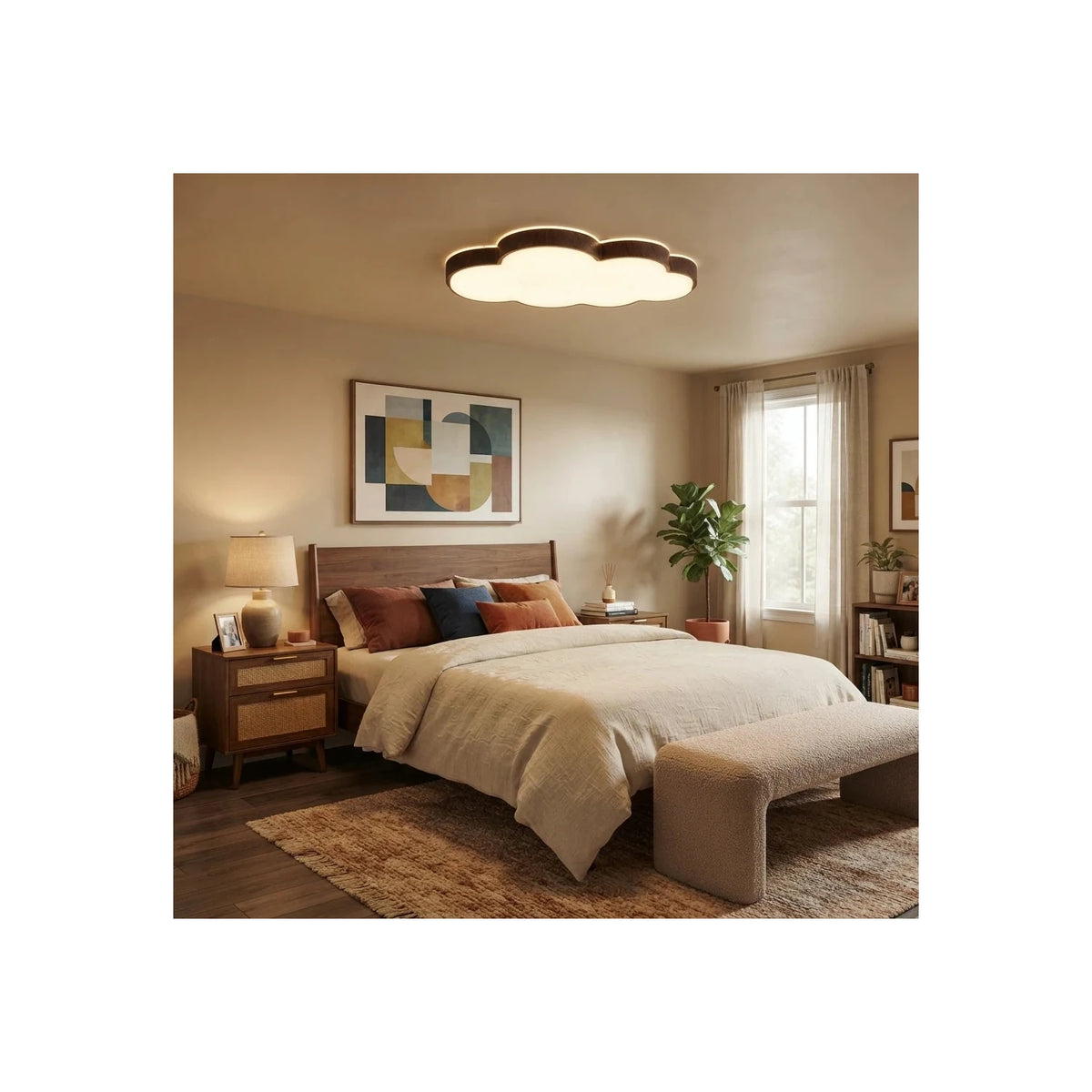 DreamCloud Wooden Nursery Ceiling Fixture light fixture by AUVIELIGHT