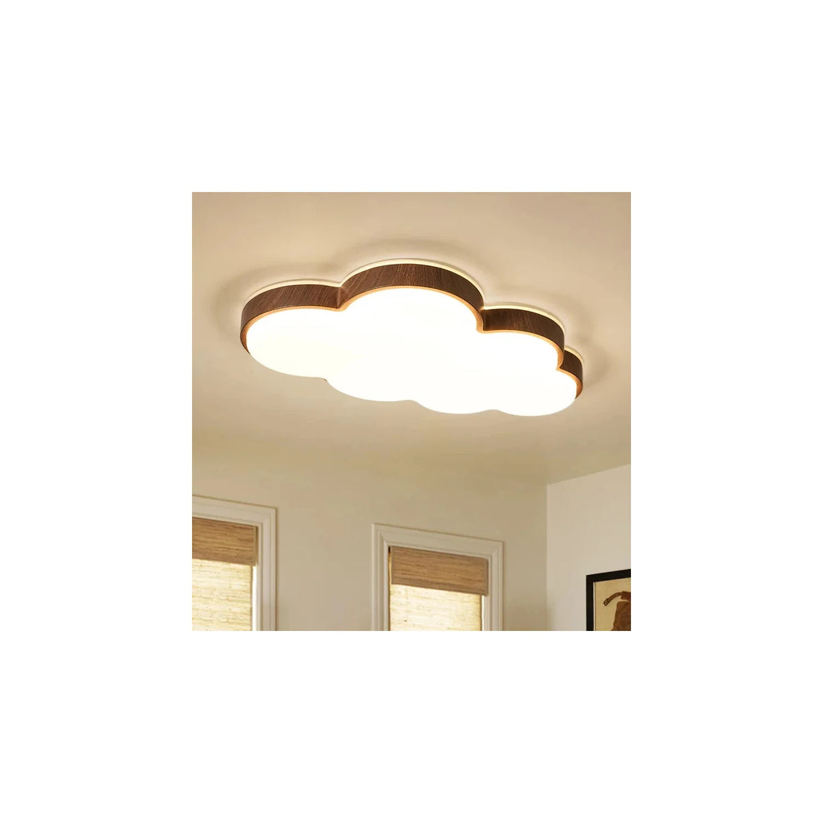 DreamCloud Wooden Nursery Ceiling Fixture light fixture by AUVIELIGHT