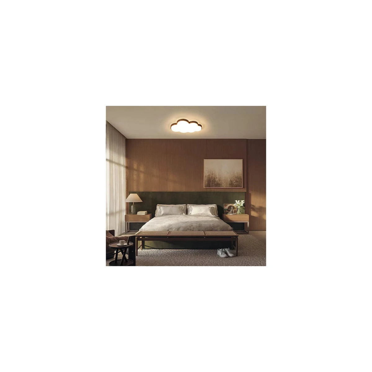 DreamCloud Wooden Nursery Ceiling Fixture light fixture by AUVIELIGHT