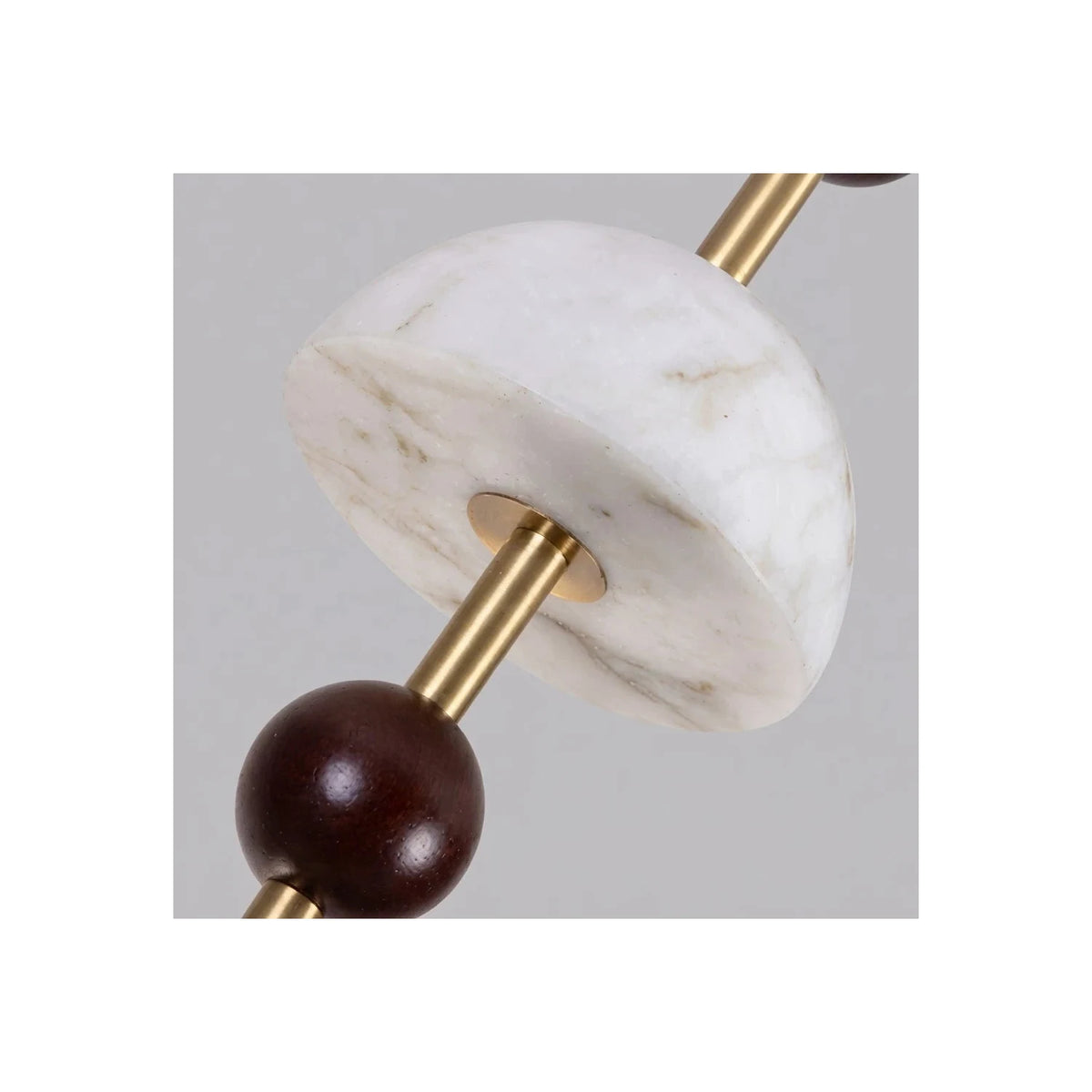 Duet Alabaster Dual-Bowl Wall Sconce light fixture by AUVIELIGHT