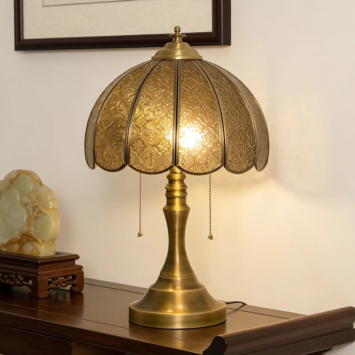 Embossed Cross Table Lamp for Living Room light fixture by AUVIELIGHT
