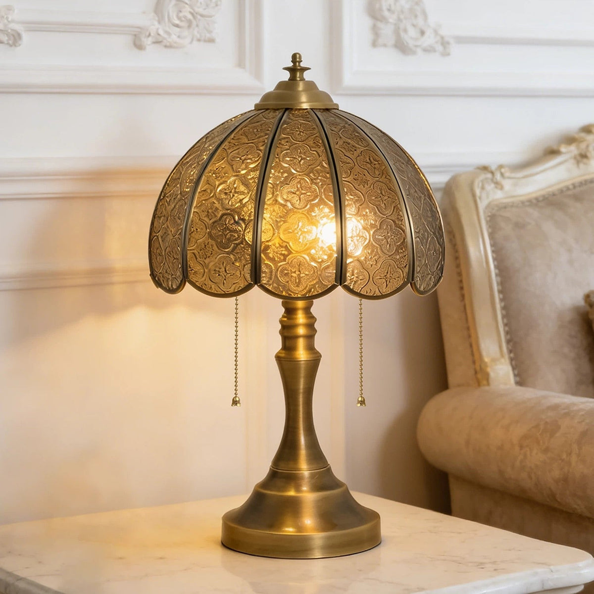 Embossed Cross Table Lamp for Living Room light fixture by AUVIELIGHT