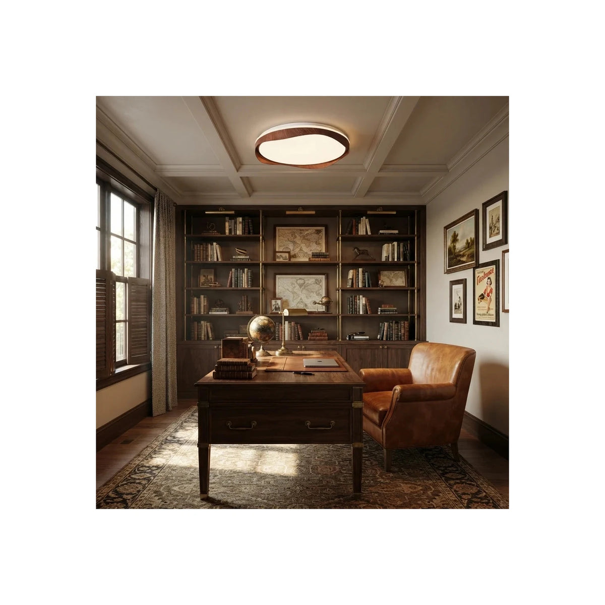 FlowWood Tiered Ribbon Ceiling Chandelier light fixture by AUVIELIGHT